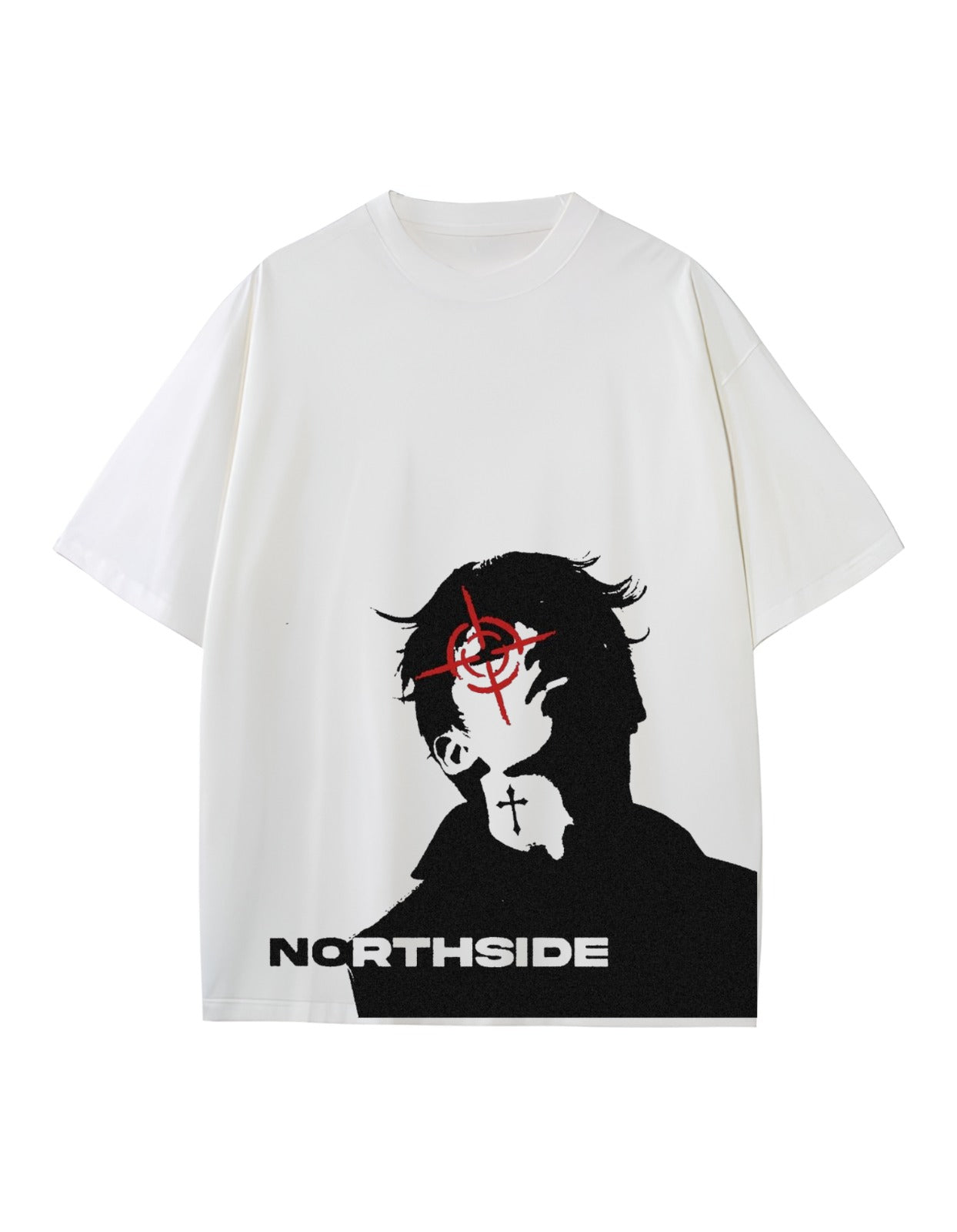 Aesthetic pose oversize t-shirt