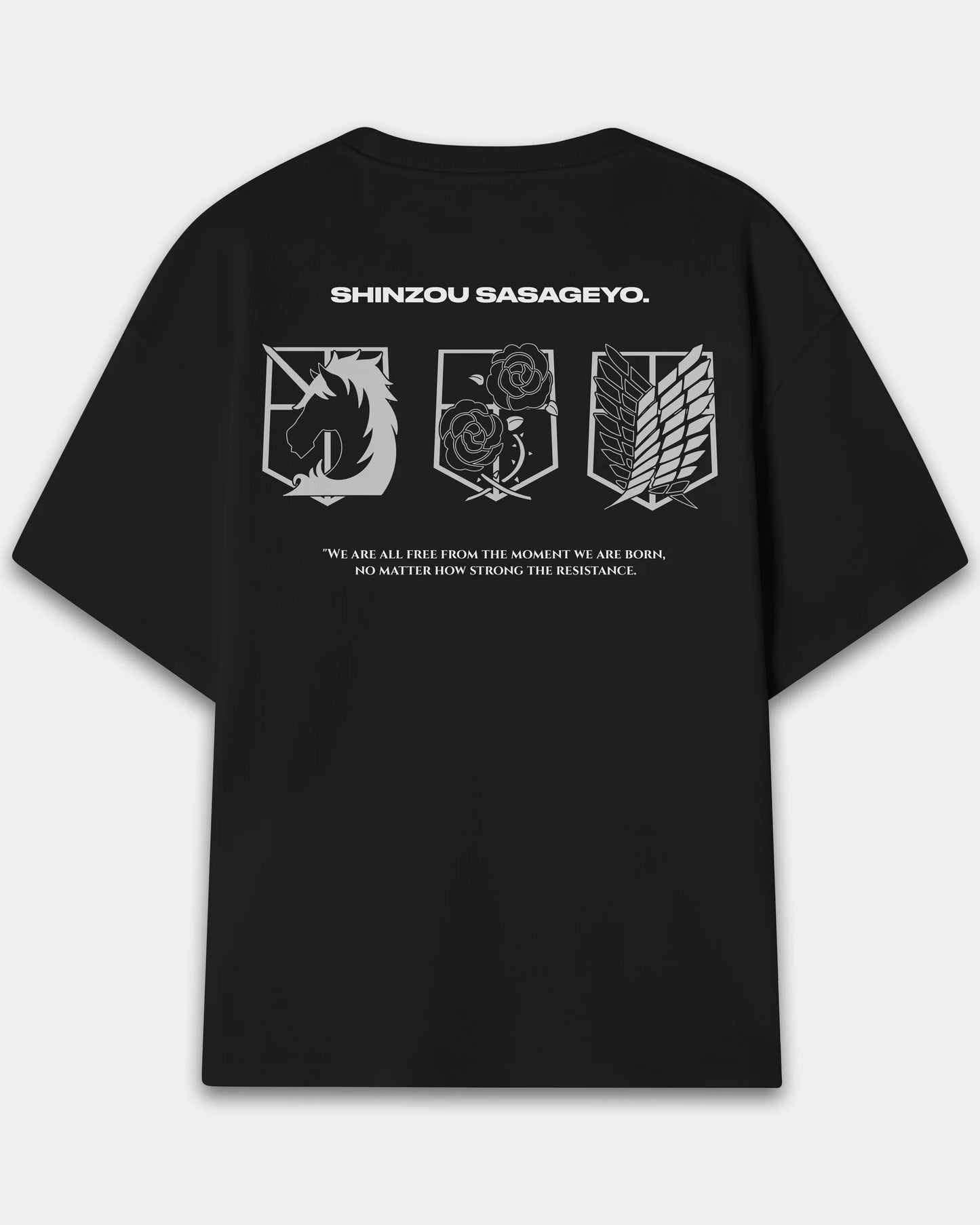 Shinzou Sasageyo  Oversized T-Shirt