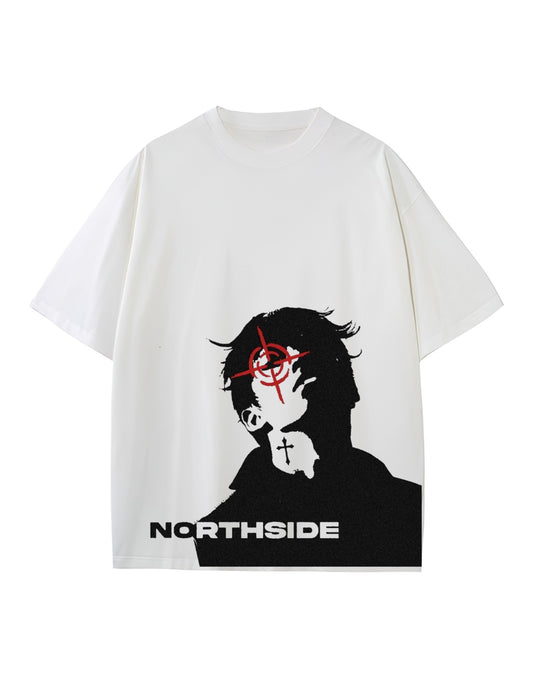 Aesthetic pose  oversize t-shirt